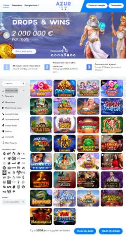 l'application et interface DomGame Casino