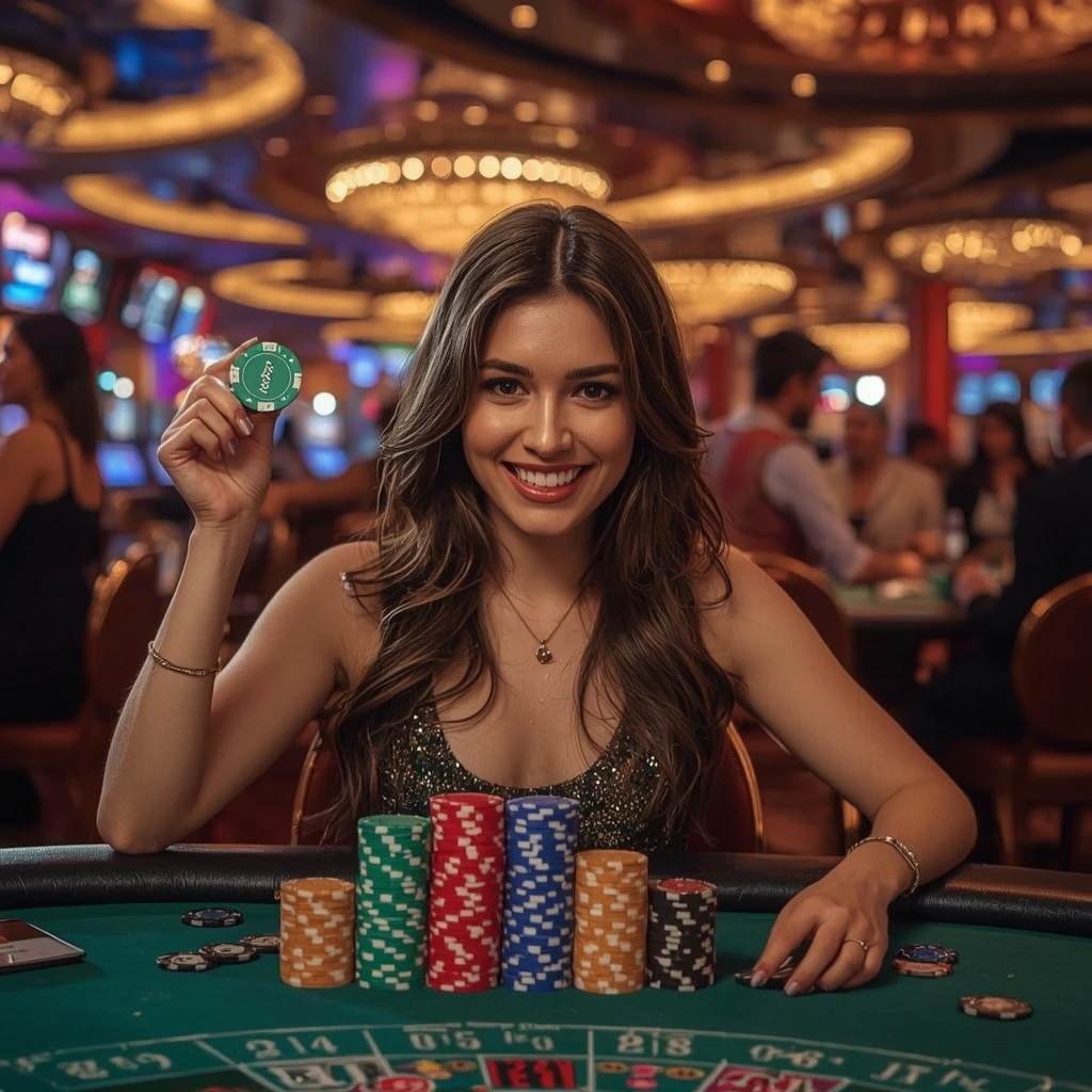 bonus dans les mains de l'homme au casino DomGame Casino